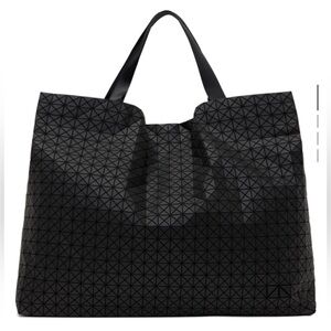 Issey miyake bao bao black cart tote bag